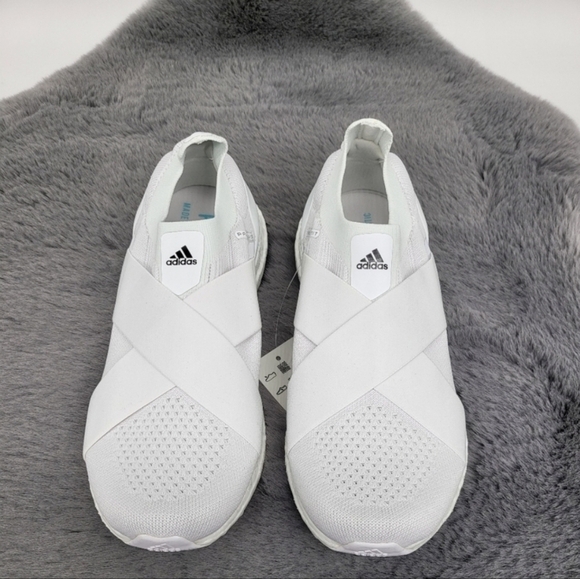 New Adidas UltraBoost Slip-On DNA 'Cloud White' Women's Running Shoes Size 6 - Picture 3 of 7